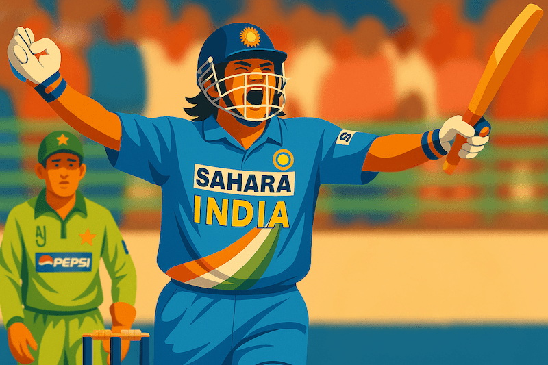 Dhoni 148 vs Pakistan 2005: The Breakthrough Innings