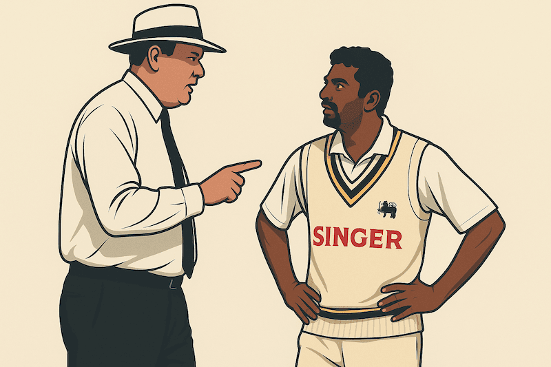 Muralitharan No-Ball Controversy — Darrell Hair's Calls (1995-99)