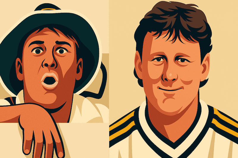 Shane Warne and Brian McMillan — The Johannesburg Gun Incident, 1994